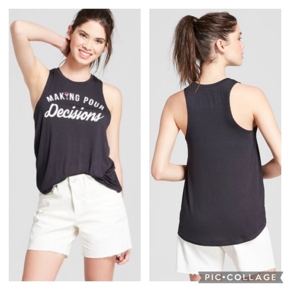 Fifth Sun Making Pour Decisions Tank Top - Picture 1 of 6